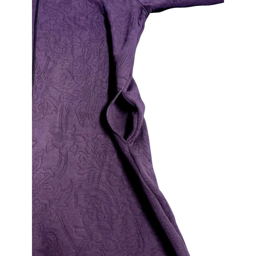 Miss Elaine Robe Size 2XL Purple Housecoat Lounge Sleep Cozy Grandma Plush Zip‎
